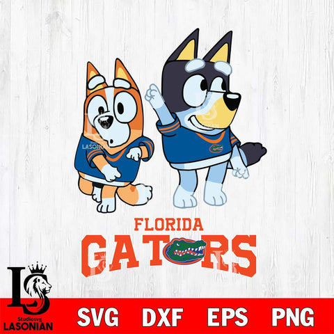 Florida Gators Bluey Chilli Mode Dance Svg Eps Dxf Png File, Digital Download, Instant Download