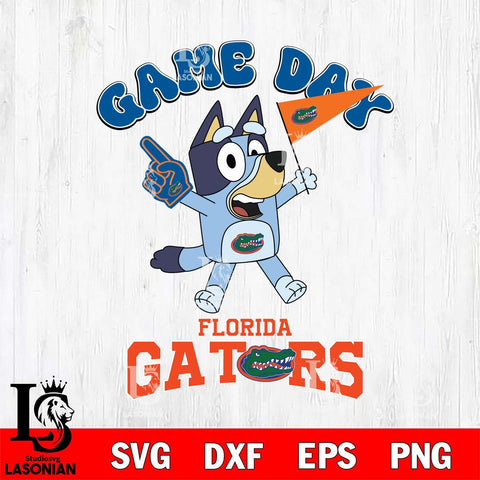 Florida Gators Bluey Game Day Svg Eps Dxf Png File, Digital Download, Instant Download