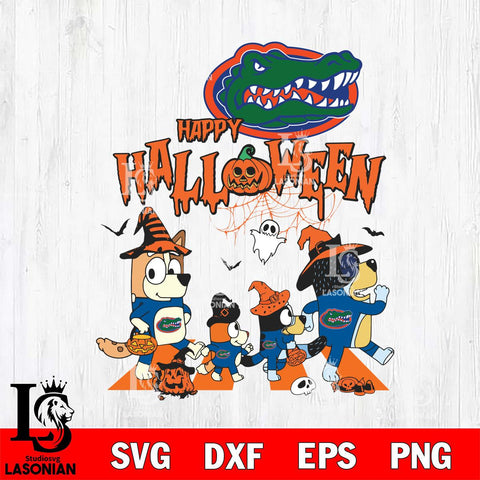 Florida Gators Bluey Halloween Family Svg Eps Dxf Png File, Digital Download, Instant Download