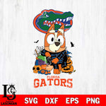 Florida Gators Bluey Halloween NCAA Svg Eps Dxf Png File, Digital Download, Instant Download