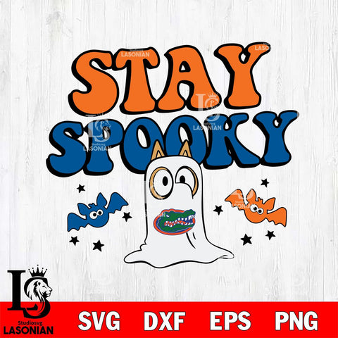 Florida Gators Bluey Halloween Stay Spooky Svg Eps Dxf Png File, Digital Download, Instant Download