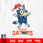 Florida Gators Bluey Happy Christmas Svg Eps Dxf Png File, Digital Download