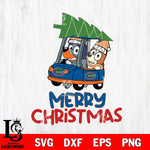 Florida Gators Bluey Merry Christmas Svg Eps Dxf Png File, Digital Download