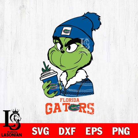 Florida Gators Boujee Grinch Christmas Cut Files Cricut, Svg Dxf Eps Png file, Digital download , Silhouette