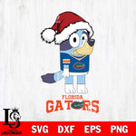 Florida Gators Christmas Bluey Hat Cut Files,Bluey Cricut,Christmas Svg , Bluey svg , Digital Download, dxf eps png pdf file