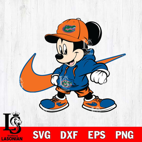 Florida Gators Cool Mickey Mouse Svg Eps Dxf Png File, NCAA svg, Digital Download, Instant Download