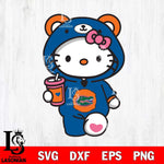 Florida Gators Cute Hello Kitty Svg Eps Dxf Png File, Digital Download, Instant Download