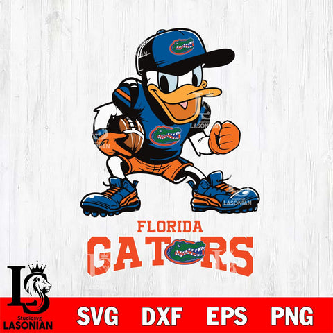 Florida Gators Donal Duck Disney, Svg Eps Dxf Png File, Digital Download