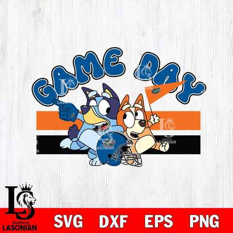 Florida Gators Game Day Bluey Svg Eps Dxf Png File, Digital Download, Instant Download