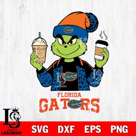 Florida Gators Grinch 2 coffee Svg Eps Dxf Png File, Digital Download, Instant Download