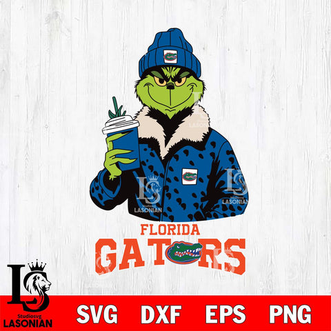 Florida Gators Grinch Leopard Svg Eps Dxf Png File, Digital Download, Instant Download