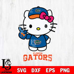 Florida Gators Hello Kitty Best Fan Svg Eps Dxf Png File, Digital Download, Instant Download