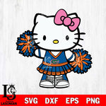 Florida Gators Hello Kitty Cheerleader 11 Svg Eps Dxf Png File, Digital Download, Instant Download