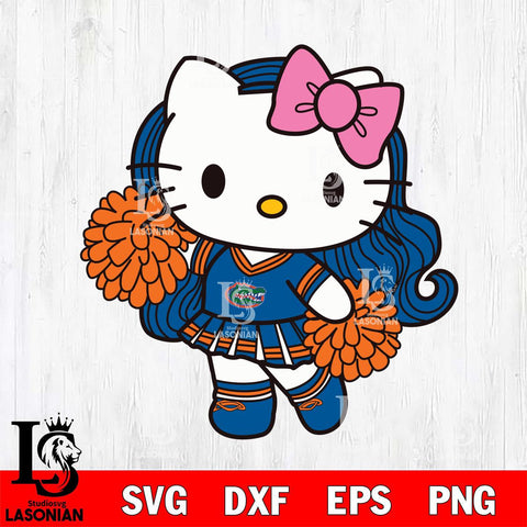 Florida Gators Hello Kitty Cheerleader 7 Svg Eps Dxf Png File, Digital Download, Instant Download