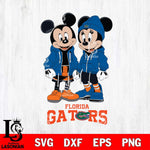 Florida Gators Mickey Minnie Mouse Rugby Svg Eps Dxf Png File, NCAA svg , File Cut , Digital Download , Instant Download, Cut Svg Files