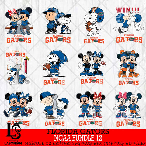 Florida Gators NCAA Bundle 12 Svg Eps Dxf Png File,Bundle NCAA svg , Digital Download , Instant Download, Cricut File