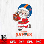 Florida Gators Santa Claus Cute Svg dxf eps png pdf file,NCAA svg,Digital Download,Cricut file