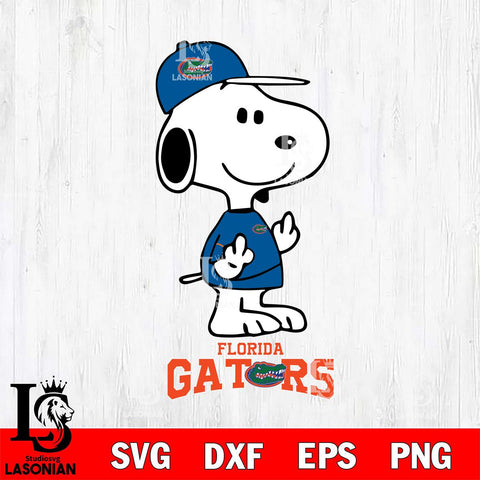 Florida Gators Snoopy Sport 8 Svg Eps Dxf Png File, Digital Download