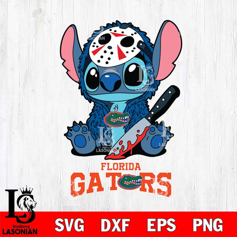 Florida Gators Stitch Jason Voorhees Svg Eps Dxf Png File, NCAA svg, Digital Download, Instant Download