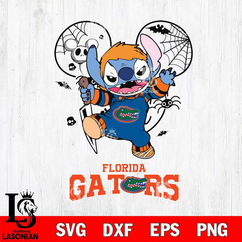 Florida Gators Stitch Michael Halloween Svg Eps Dxf Png File, Digital Download, Instant Download