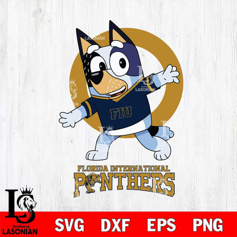 Florida International Panthers Bandit Heeler Rugby Svg Eps Dxf Png File, Digital Download ,Instant Download, Cricut File