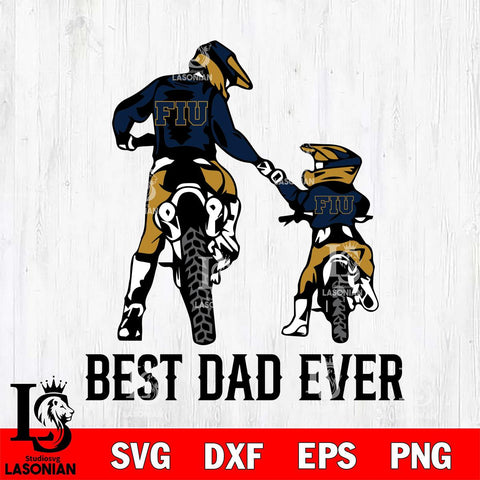 Florida International Panthers Best Dad Ever Svg Eps Dxf Png File, Digital Download, Instant Download