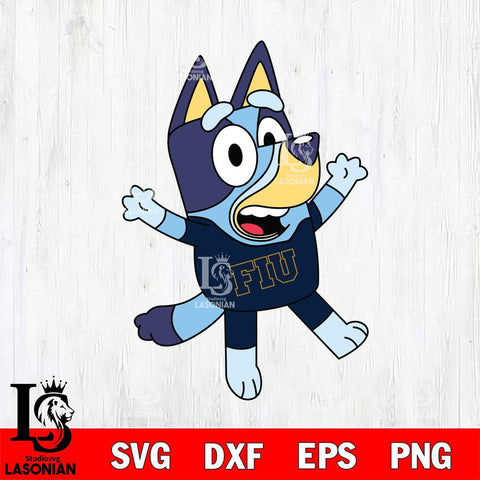 Florida International Panthers Bluey 3 Svg Eps Dxf Png File, Digital Download, Instant Download