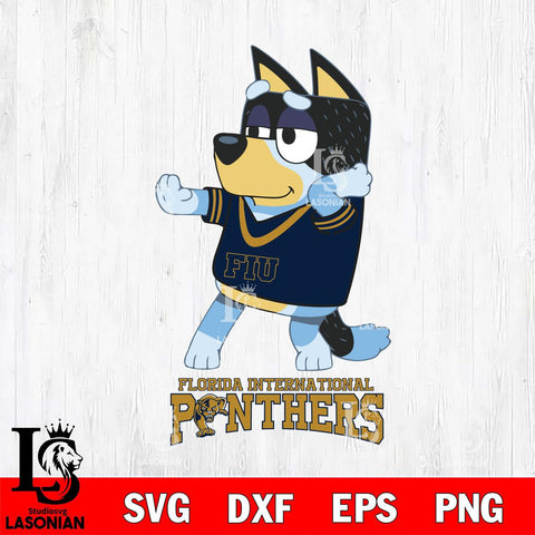 Florida International Panthers Bluey Dad Dance Svg Eps Dxf Png File, Digital Download, Instant Download