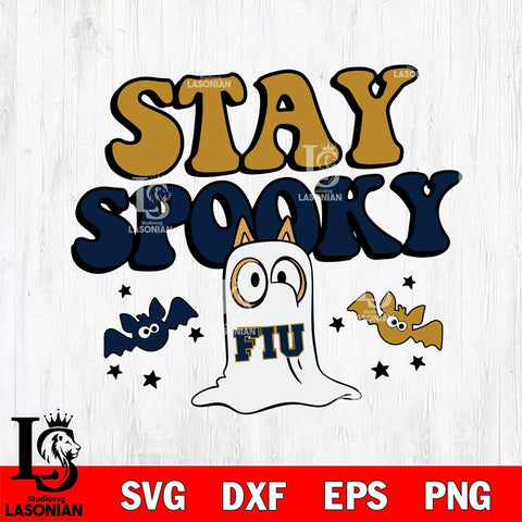 Florida International Panthers Bluey Halloween Stay Spooky Svg Eps Dxf Png File, Digital Download, Instant Download