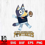 Florida International Panthers Bluey Sport Football Svg Eps Dxf Png File,NCAA Svg Files,Bluey svg ,Digital Download ,Instant Download, Cricut File