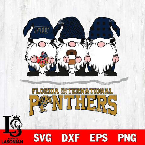 Florida International Panthers Gnomes Coffee Svg Eps Dxf Png File, Digital Download, Instant Download