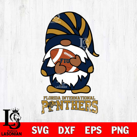 Florida International Panthers Gnomes Football Svg Eps Dxf Png File, Digital Download, Instant Download