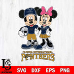 Florida International Panthers Mickey Minnie Mouse Helmet Svg Eps Dxf Png File, NCAA svg , File Cut , Digital Download , Instant Download, Cut Svg Files