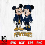 Florida International Panthers Mickey Minnie Mouse Rugby Svg Eps Dxf Png File, NCAA svg , File Cut , Digital Download , Instant Download, Cut Svg Files