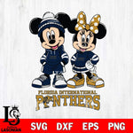 Florida International Panthers Mickey Minnie Rugby Hoodie Svg Eps Dxf Png File, NCAA svg , File Cut , Digital Download , Instant Download, Cut Svg Files