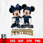 Florida International Panthers Mickey Minnie Rugby ball Svg Eps Dxf Png File, NCAA svg , File Cut , Digital Download , Instant Download, Cut Svg Files