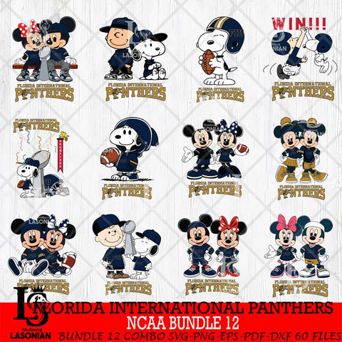 Florida International Panthers NCAA Bundle 12 Svg Eps Dxf Png File,Bundle NCAA svg , Digital Download , Instant Download, Cricut File