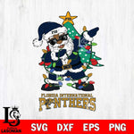 Florida International Panthers Santa Claus Ugly Christmas Svg dxf eps png pdf file,NCAA svg,Digital Download,Cricut file