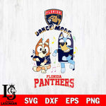 Florida Panthers Bluey Bingo Svg Eps Dxf Png File, NHL svg, Digital Download, Instant Download