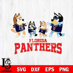 Florida Panthers Bluey Dance Squats Svg Eps Dxf Png File, Digital Download, Instant Download