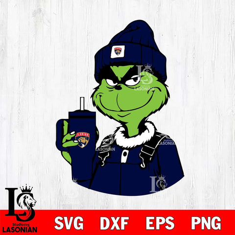 Florida Panthers Boujee Grinch 2 Svg Eps Dxf Png File, Digital Download, Instant Download