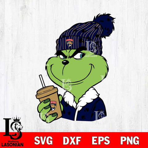 Florida Panthers Boujee Grinch 3 Svg Eps Dxf Png File, Digital Download, Instant Download