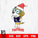 Florida Panthers Christmas Bluey Honey Sport Svg, Christmas Svg , NHL svg , Digital Download, dxf eps png pdf file