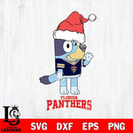 Florida Panthers Christmas Bluey Say Hi Svg, Christmas Svg , NHL svg , Digital Download, dxf eps png pdf file