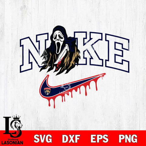 Florida Panthers Ghostface Nike Svg Eps Dxf Png File, Digital Download, Instant Download