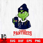 Florida Panthers Grinch Football Christmas Cut Files, Cricut,Christmas Svg Dxf Eps Png file , Digital Download