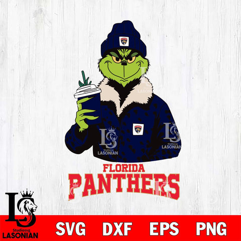 Florida Panthers Grinch Leopard Svg Eps Dxf Png File, Digital Download, Instant Download