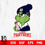 Florida Panthers Grinch Tree Cake Svg Eps Dxf Png File, Digital Download, Instant Download