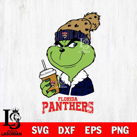 Florida Panthers Grinch hat Svg Eps Dxf Png File, Digital Download, Instant Download