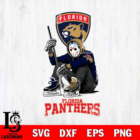 Florida Panthers NHL Jason Voorhees Halloween SVG Svg Eps Dxf Png File, Digital Download, Instant Download